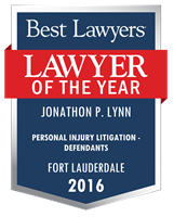 Personal Injury Litigation - Defendants, Fort Lauderdale (2016)