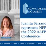 Juanita Serrano represents NFPA at the 2022 AAFPE Conference