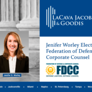 Jenifer Worley Elected to Federation of Defense & Corporate Counsel