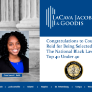 Congratulations to Courtnee Reid for Being Selected by The National Black Lawyers Top 40 Under 40