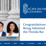 Congratulations on Being Admitted to the Florida Bar
