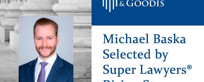 Michael Baska Selected by Super Lawyers® Rising Stars